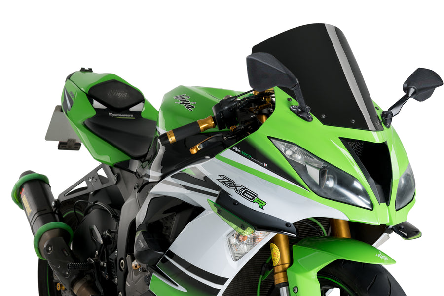 KAWASAKI ZX-6R NINJA [2018] – Bulle R-Racer – Transparent