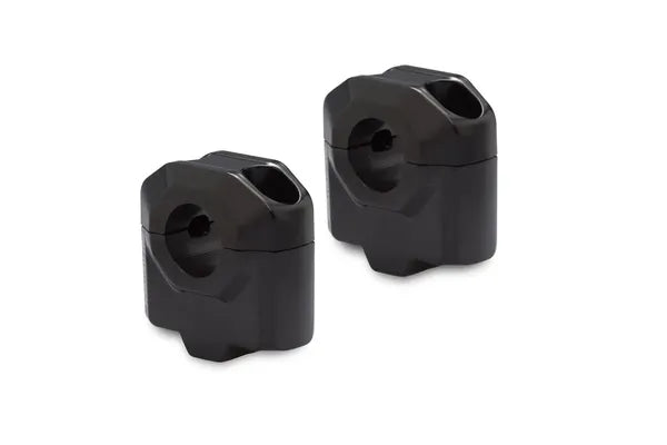 Suzuki DR 650 S [2019-2026] - rehausseurs de guidon pour guidon Ø 22 mm, noirs – photo 1