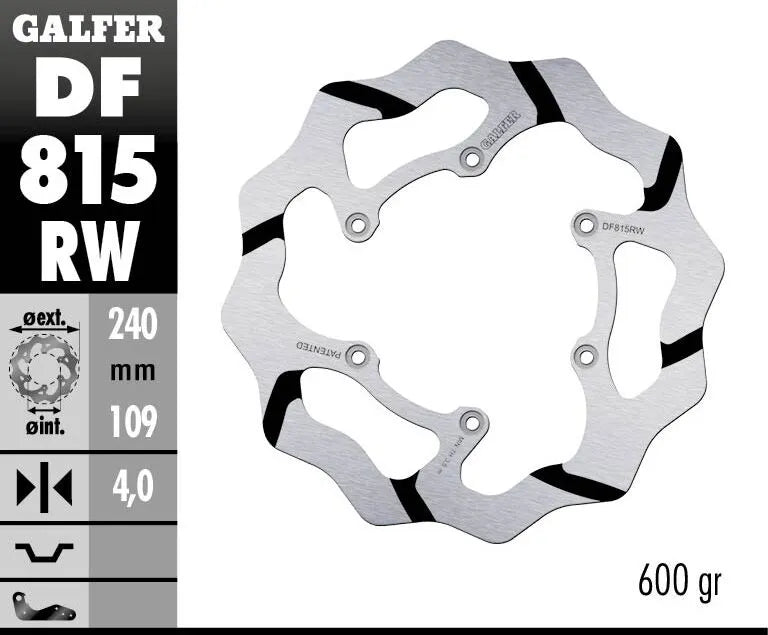 Beta XTRAINER 300 LC [2018] - BRAKE DISC FIXED WAVE GROOVED OVERSIZE – Image 2