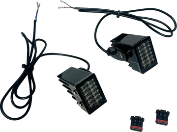 harley-davidson street bob [CUSTOM DYNAMICS] - Clignotants LED pour support de jambe de force arrière