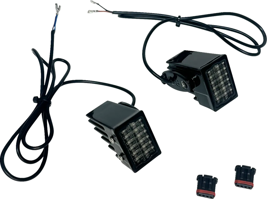 harley-davidson street bob [CUSTOM DYNAMICS] - Clignotants LED pour support de jambe de force arrière