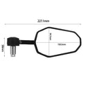 Rétroviseurs d'extrémité de guidon 2 pièces [E-mark] - Suzuki DR BIG 800S 650SE 650 750 800 600-3