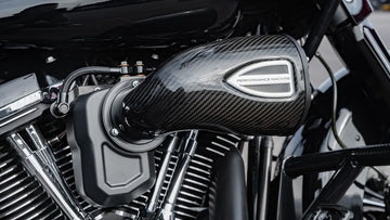 harley davidson touring [PERFORMANCE MACHINE (PM)] - C4 Series carbon fiber air filter kit - 0