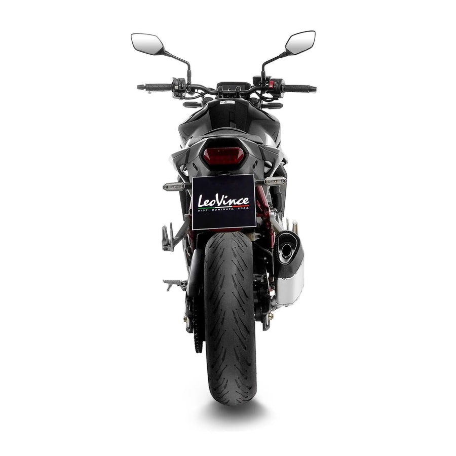 honda cb 750 [LEOVINCE] – LV-14R stainless steel slip-on silencer