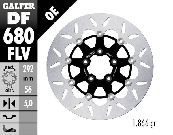 Harley-Davidson FXST 1690 Softail Standard [2012-2014] - Disque de frein rond flottant - photo 4