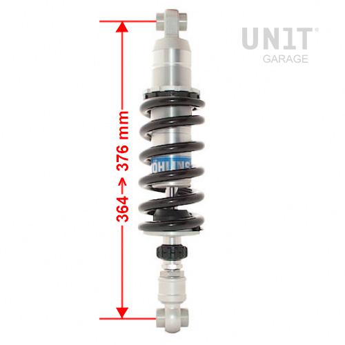 BMW R nineT 1200 Urban G/S (hoher Auspuff) [2017-2023] - Öhlins-Stoßdämpfer hinten (niedrige Version)