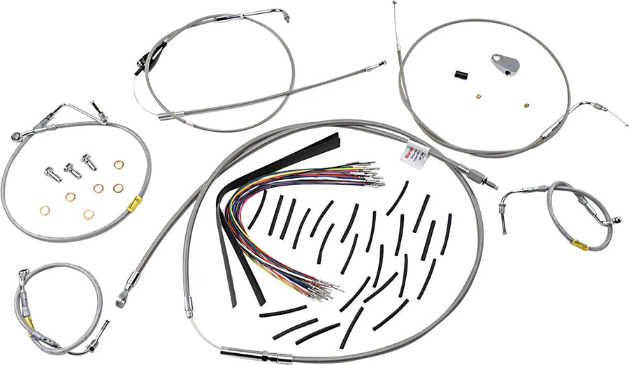 Harley Davidson Touring [BURLY BRAND] - Kit de fixation de poignée pour les anciens modèles Touring avec guidon Bagger Bar
