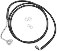 Harley Davidson Fltr [DRAG SPECIALTIES] – Verlängertes Bremsleitungs-Kit aus schwarzem Vinyl