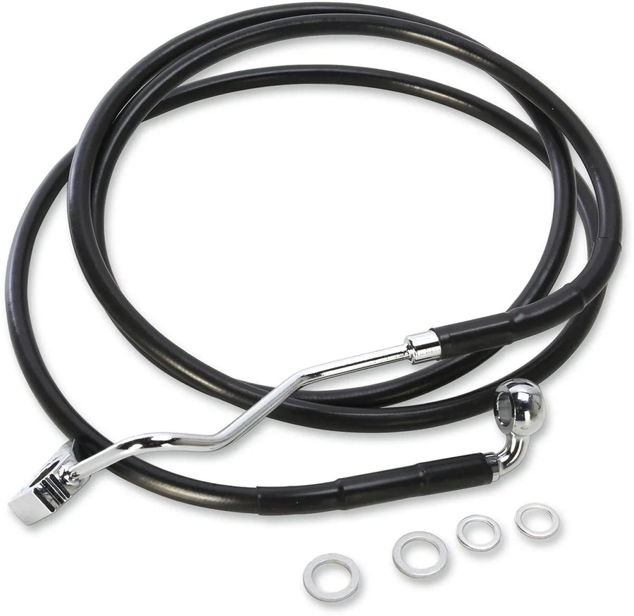 Harley Davidson Fltr [DRAG SPECIALTIES] - Kit de conduite de frein en vinyle noir étendu