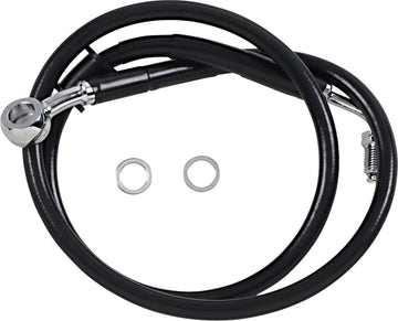 harley-davidson street bob [DRAG SPECIALTIES] – Conduite de frein rallongée en acier inoxydable