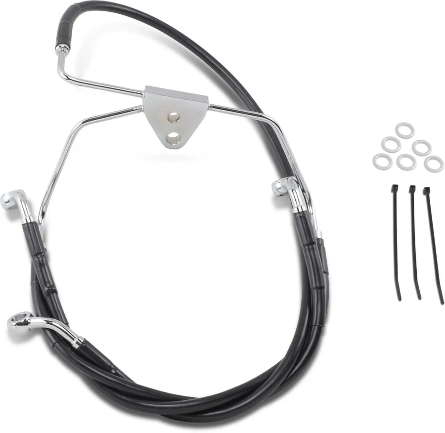 harley davidson flhtcui [DRAG SPECIALTIES] - Kit conduites de frein inox