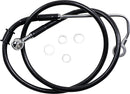harley davidson flstc [DRAG SPECIALTIES] - Conduite de frein rallongée en acier inoxydable-1