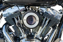 Harley-Davidson FLSTSE2 1800 Softail Convertible CVO [2011] - Air Stinger Stealth Luftfiltersatz – Oberfläche: Schwarz, Verchromt – Bild 10
