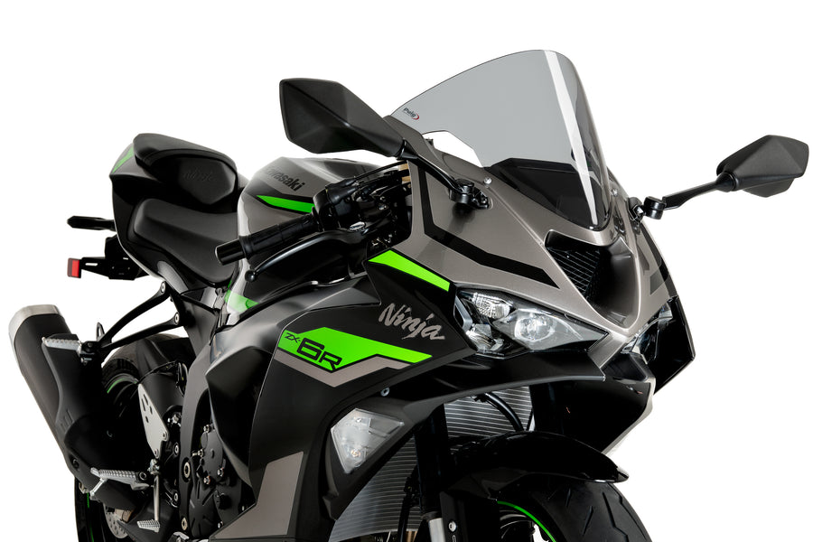 KAWASAKI ZX-6R NINJA [2025] – R-Racer Scheibe – Schwarz