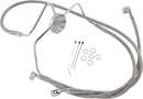 harley davidson flhri [DRAG SPECIALTIES] - Stainless steel brake line kit in extended version-1