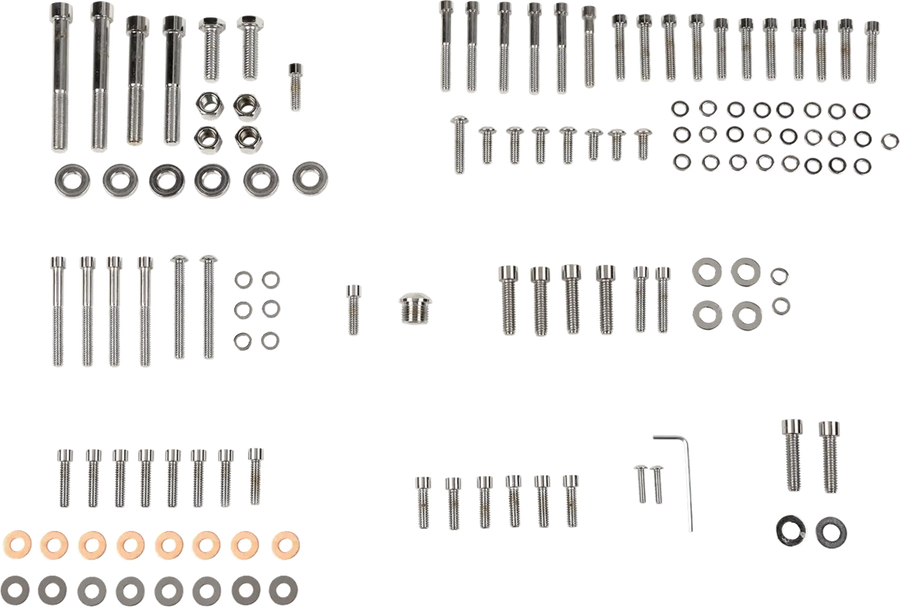 harley davidson fxsts [DRAG SPECIALTIES] - Jeu complet de vis moteur