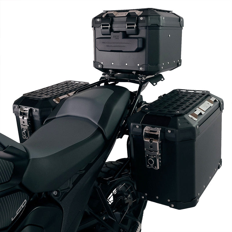 BMW R 12 [2024-2026] - Atlas 44L Universal-Aluminium-Topcase + Gepäckträger mit Soziusgriffen