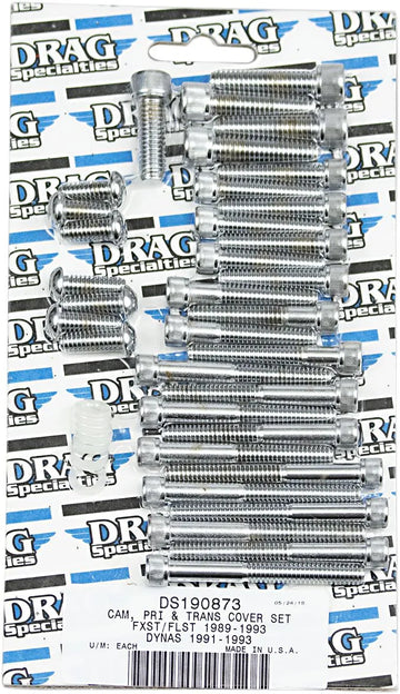 harley davidson fxsts [DRAG SPECIALTIES] – Satz Schrauben für Nockenwellen-/Primär-/Getriebeabdeckung - 0
