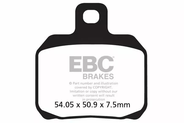 Plaquettes de frein Vee Streetfighter [EBC] -Half
