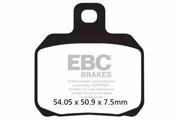 Ducati 848 Streetfighter [EBC]-Half-sorted VEE brake pads