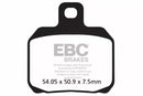 Ducati 1098 [EBC]-Poussinets de frein VEE-HALF-1