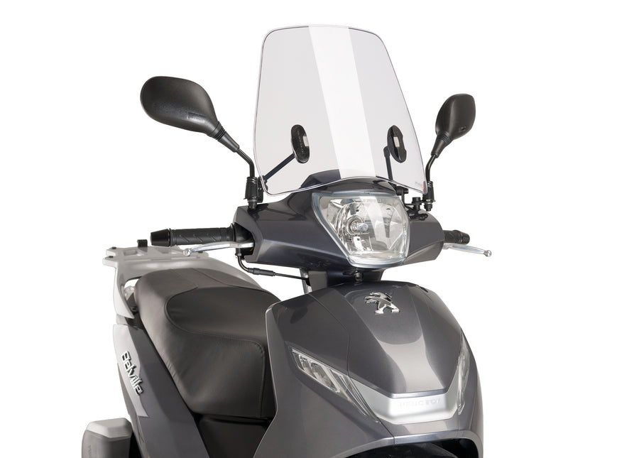 PEUGEOT BELVILLE 125 ACTIVE [2023] – Rollerscheibe Urban – Transparent