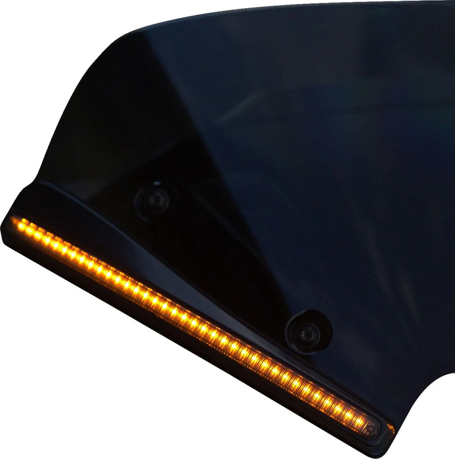 harley-davidson road glide [CUSTOM DYNAMICS] – LED Windschild-Zierleiste mit Blinkern