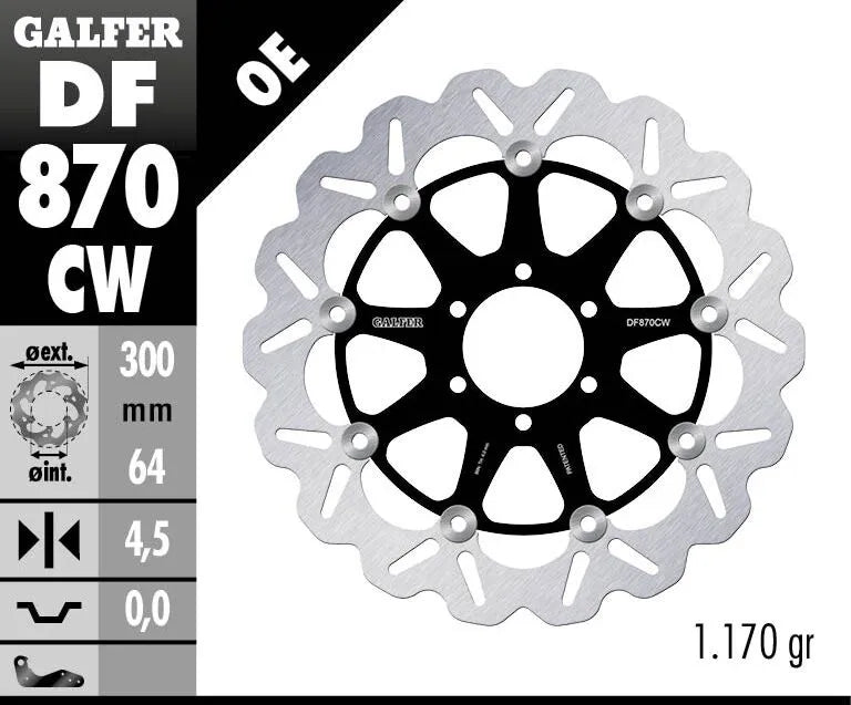 Ducati Monster 695 [2007-2008] - disques de frein – photo 2