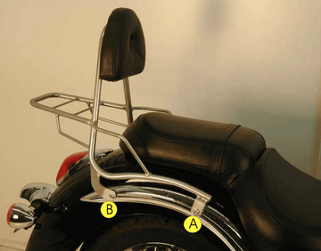 KAWASAKI VN 900 CLA [2006-2017] - Sissybar avec pont à bagages