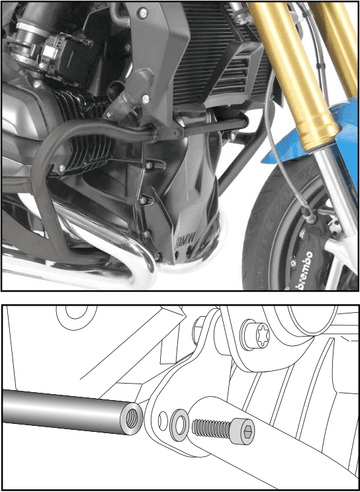 BMW R 1200 GS LC [2013-2018] - Stiffening bar off -road - 0