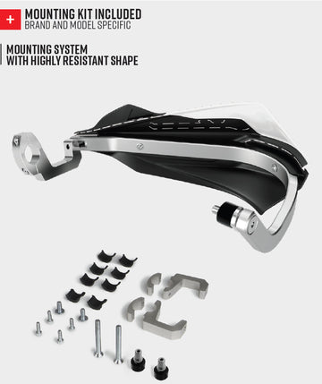 CF MOTO 450 [2024-2026] - Handguards with metal bracket