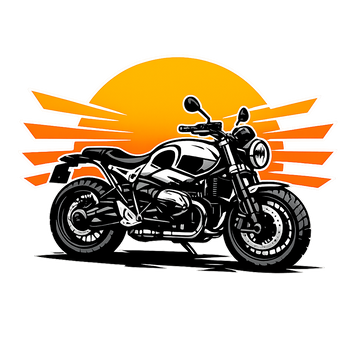 Bmw r ninet pure [T-Shirt] - Sunset Split - Imprimé poitrine