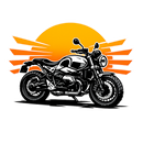 Bmw r ninet pure [Tasse Schwarz] - Sunset Split - Einseitig