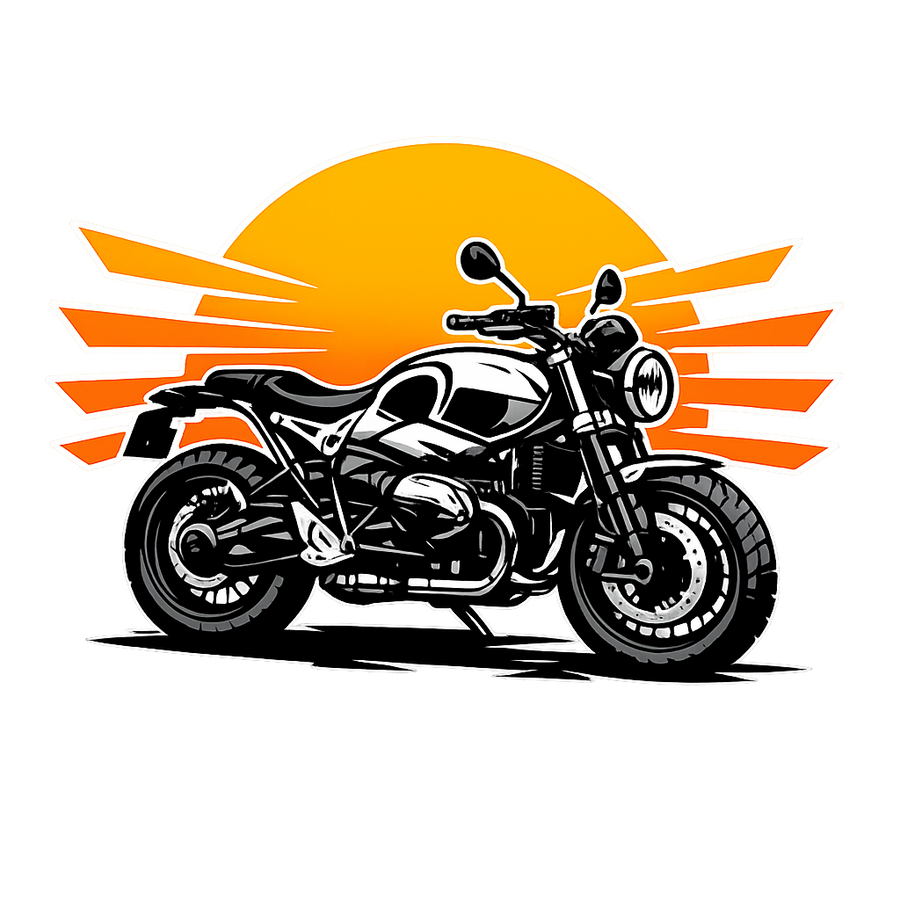 Bmw r ninet pure [Tasse Schwarz] - Sunset Split - Einseitig