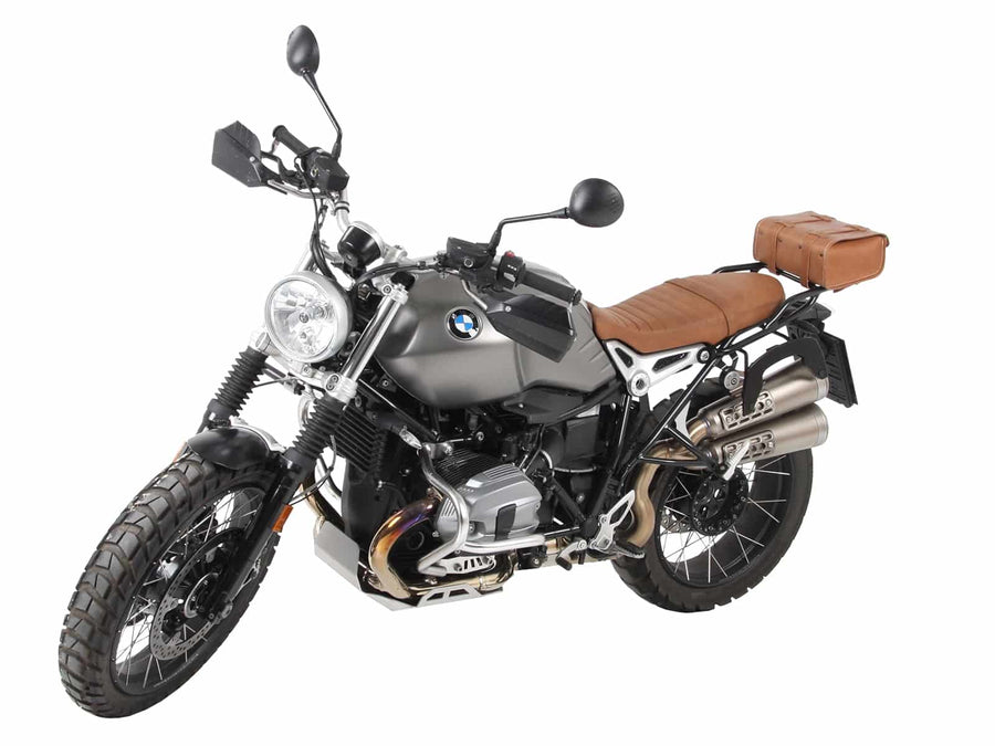 Tail bag [Hepco & Becker] - Legacy leather tail bag black – Solorack