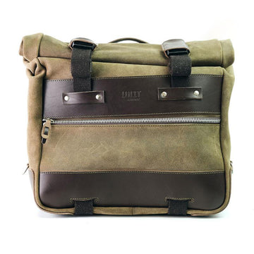BMW R 12 nineT [2024-2026] - Kultige Seitentasche aus Spaltleder 40L - 50L + Aluminiumplatte