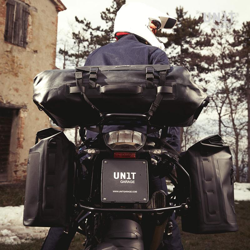 BMW R 850 GS / R 1100 GS / R 1150 GS Adventure [1994-2004] - Khali Seitentasche aus TPU 35L - 45L + Aluminiumplatte