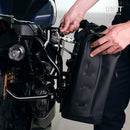 BMW R nineT 1200 Scrambler [2016-2023] - Khali Seitentasche aus TPU 35L - 45L + Aluminiumplatte auf der Schalldämpferseite