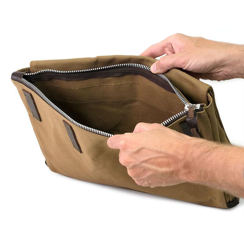 BMW R nineT 1200 Urban G/S (niedriger Auspuff) [2017-2023] - Fezzan Canvas Messenger Bag