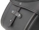 Sacoche moto [Hepco & Becker] - Cuir Buffalo noir gauche - support de sacoche tube