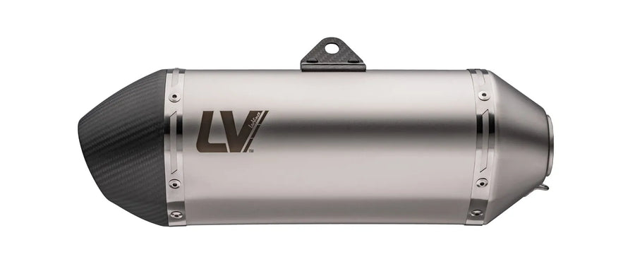 cf moto 450 [LEOVINCE] – LV-14 stainless steel rear silencer