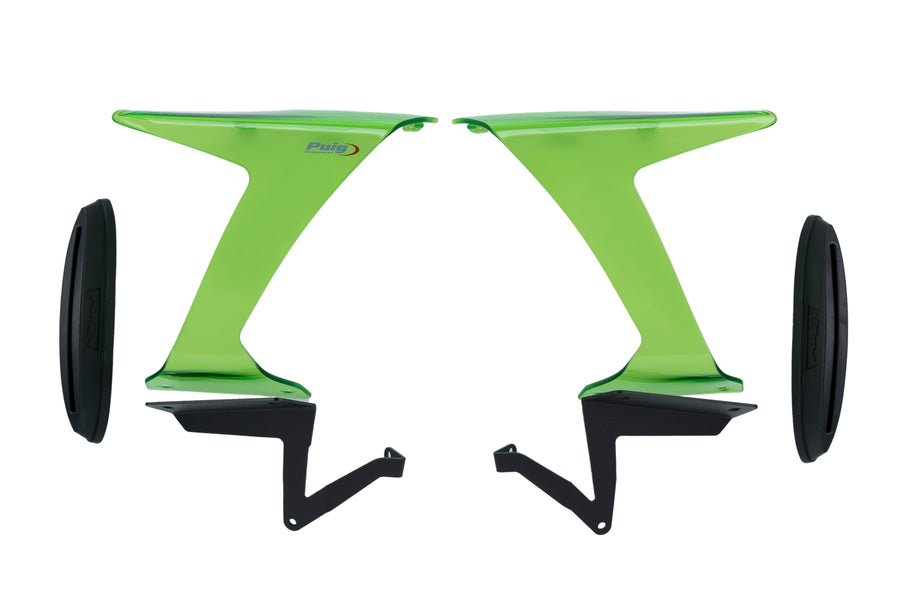 KAWASAKI ZX-6R NINJA [2025] – Spoiler Latéral Race – Look Carbone