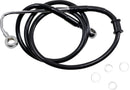 harley davidson flstc [DRAG SPECIALTIES] - Conduite de frein rallongée en acier inoxydable-1