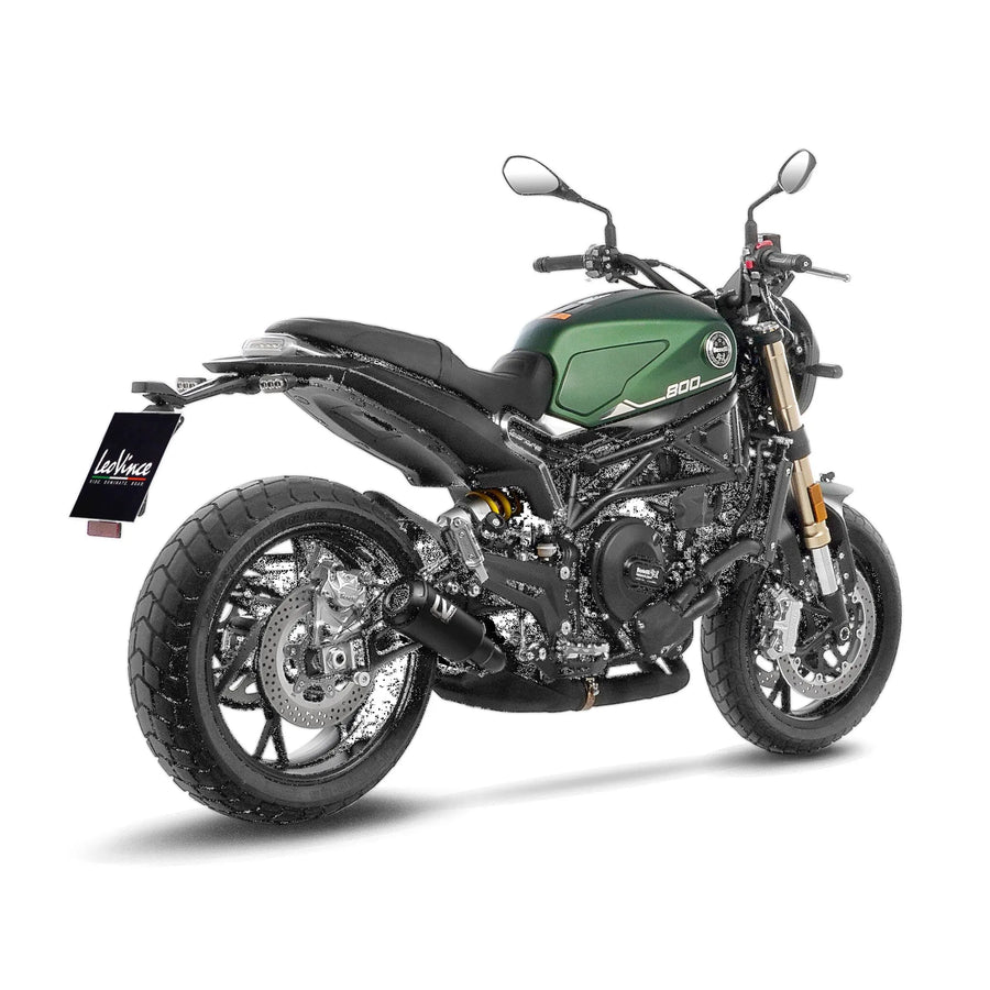 benelli leoncino 800 trail [LEOVINCE] – Silencieux arrière LV-10 noir