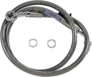 harley-davidson street bob [DRAG SPECIALTIES] – Conduite de frein rallongée en acier inoxydable-1