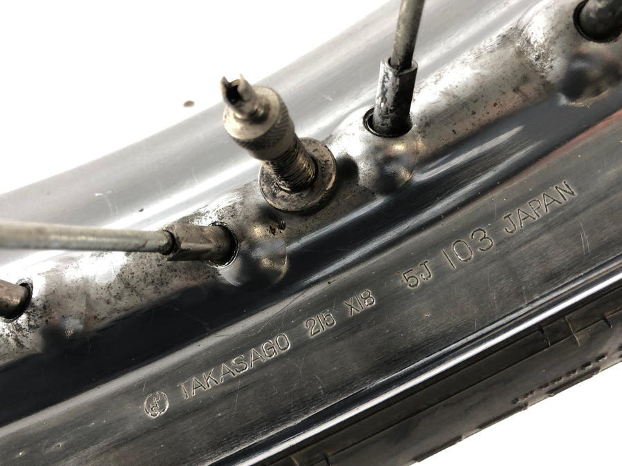 Suzuki T 500 [GT 500] - Rear wheel rim rear