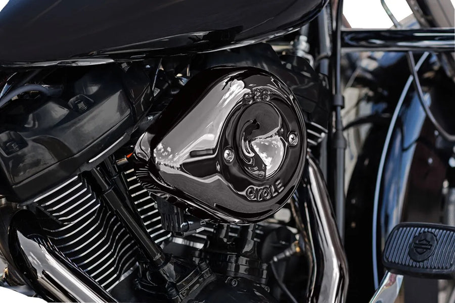 Harley-Davidson FLHTCUTGSE 1923 Tri Glide Ultra CVO 117 [2021] - Stealth Teardrop Luftfilterabdeckung – Design: Teardrop – Bild 2