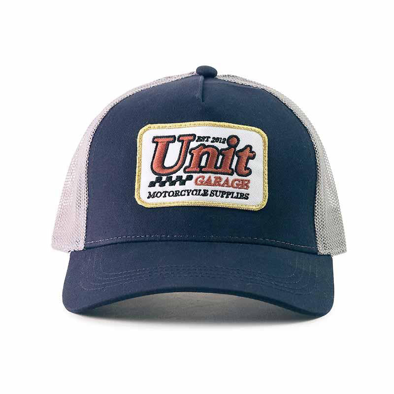 BMW R 1150 GS [1999-2004] - Trucker-Box-Mütze mit blauem Unitgarage-Logo