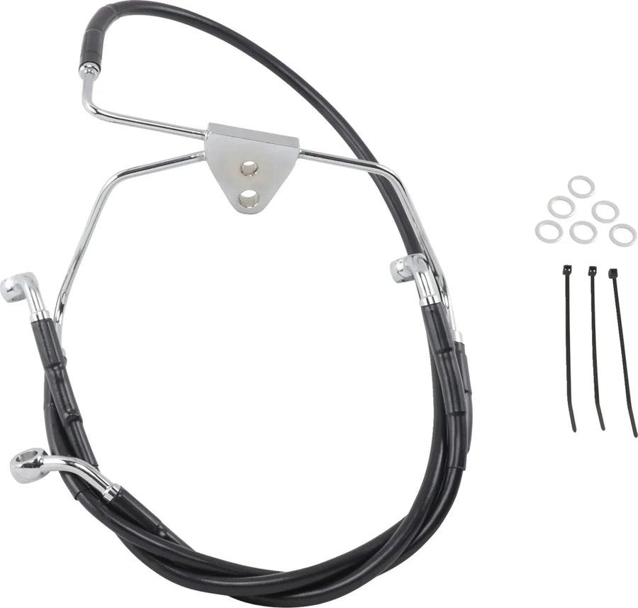 harley davidson flhtcui [DRAG SPECIALTIES] - Kit conduites de frein inox