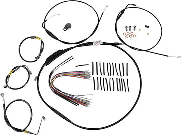 harley davidson touring [BURLY BRAND] - handle fitting set for older touring models with Bagger Bar handlebars - 0